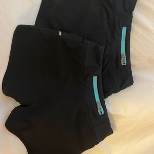 Athleta girls shorts size xs/6- set of 2